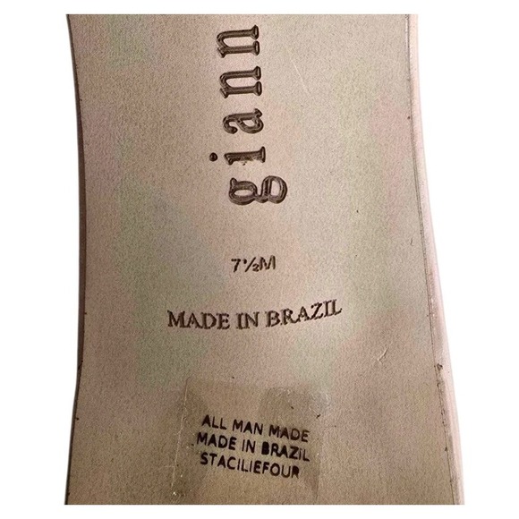 Gianni Bini Womens‎ Clear Heel Slides Size 7.5 Shoes - Picture 3 of 7